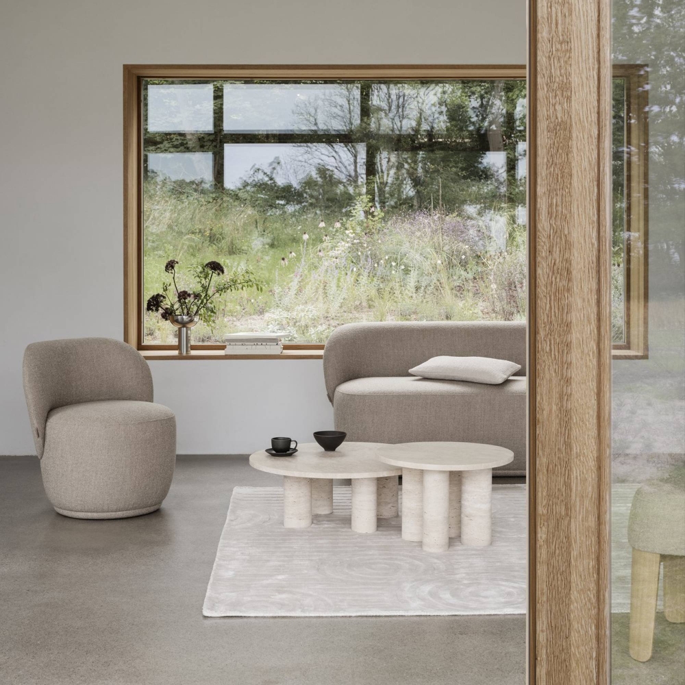 Blomus Volos round coffee table diam. 52 cm