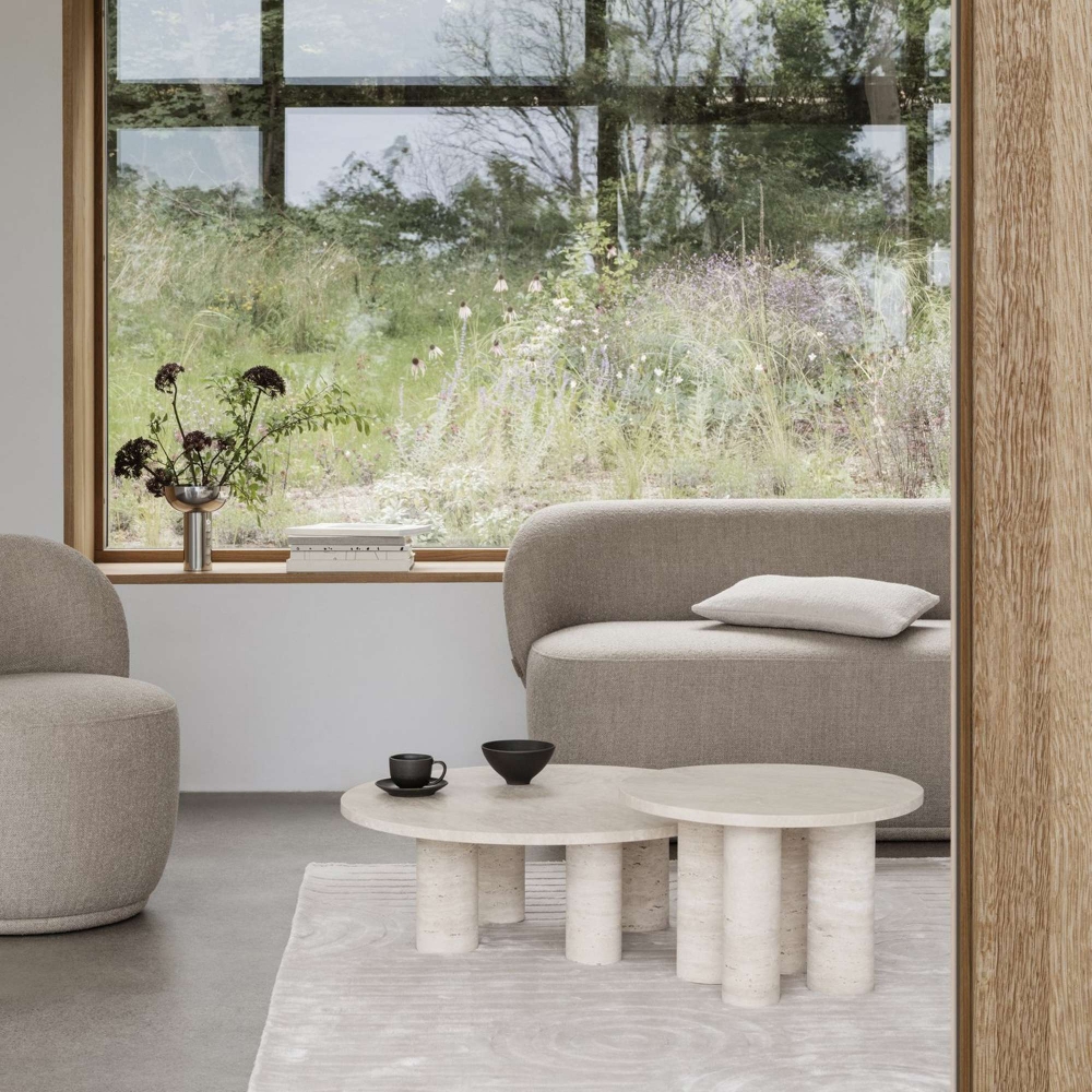 Blomus Volos round coffee table diam. 52 cm