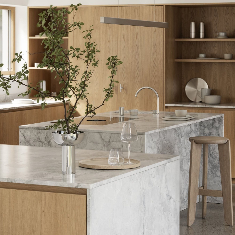 Blomus Sgabello da Bar Eli colore rovere h 75 cm.