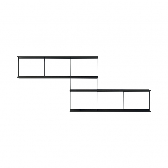 Caos Creativo Libreria All-Over 108x76,6 cm Antracite