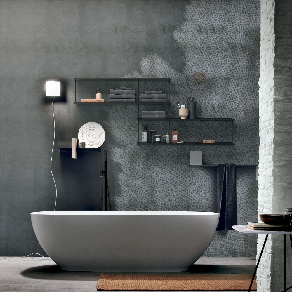 Caos Creativo Libreria All-Over 108x76,6 cm Antracite