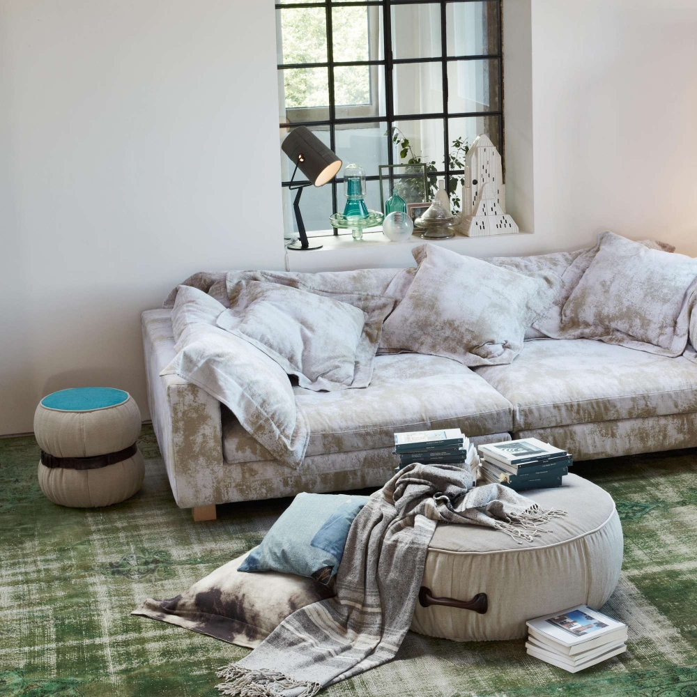 Diesel with Moroso Pouf Chubby Chic diam. 100 cm