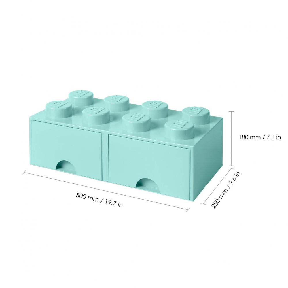 Lego® Brick Drawer 8 2-drawer container