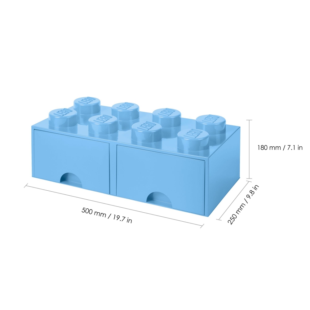 Lego® Brick Drawer 8 2-drawer container