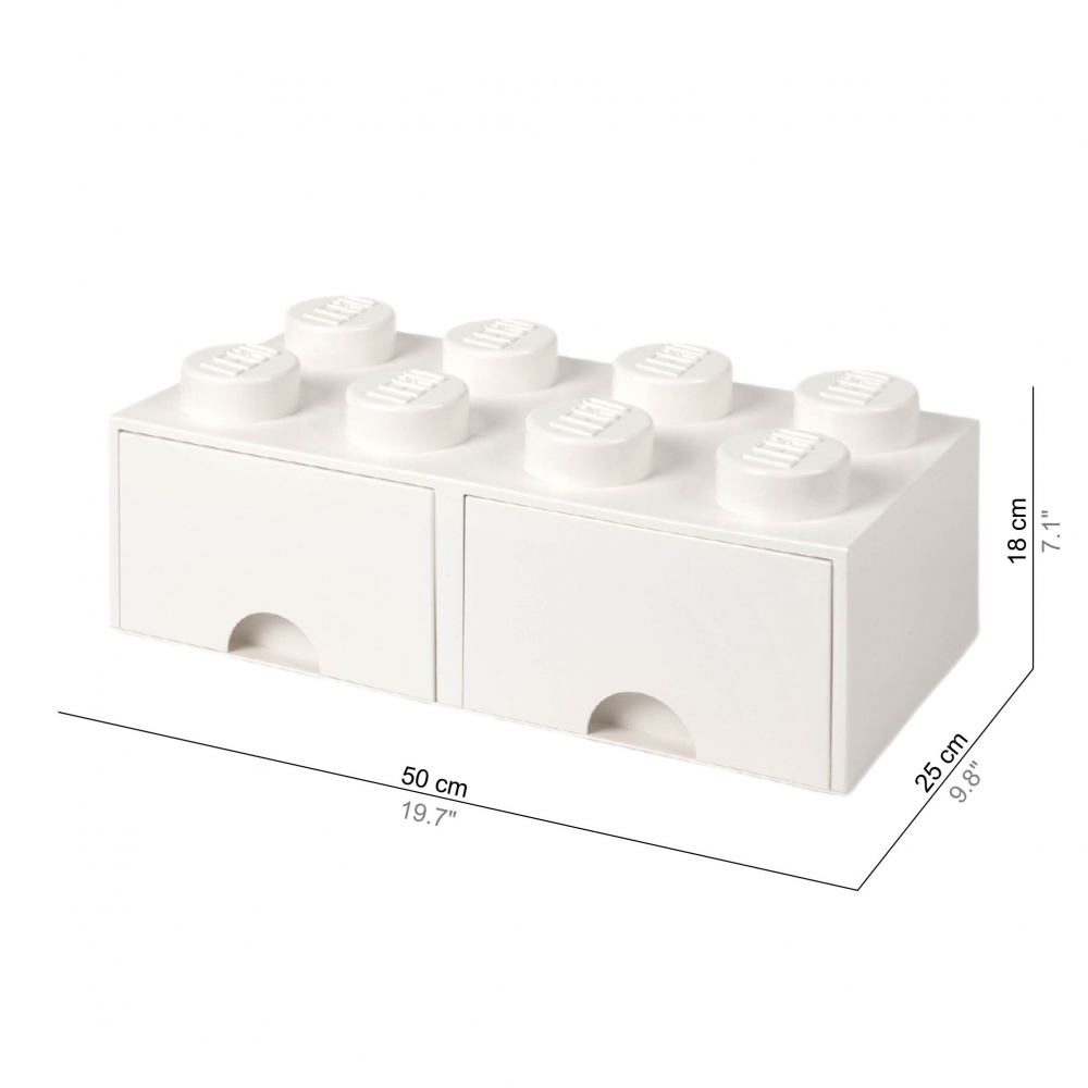 Lego® Brick Drawer 8 2-drawer container