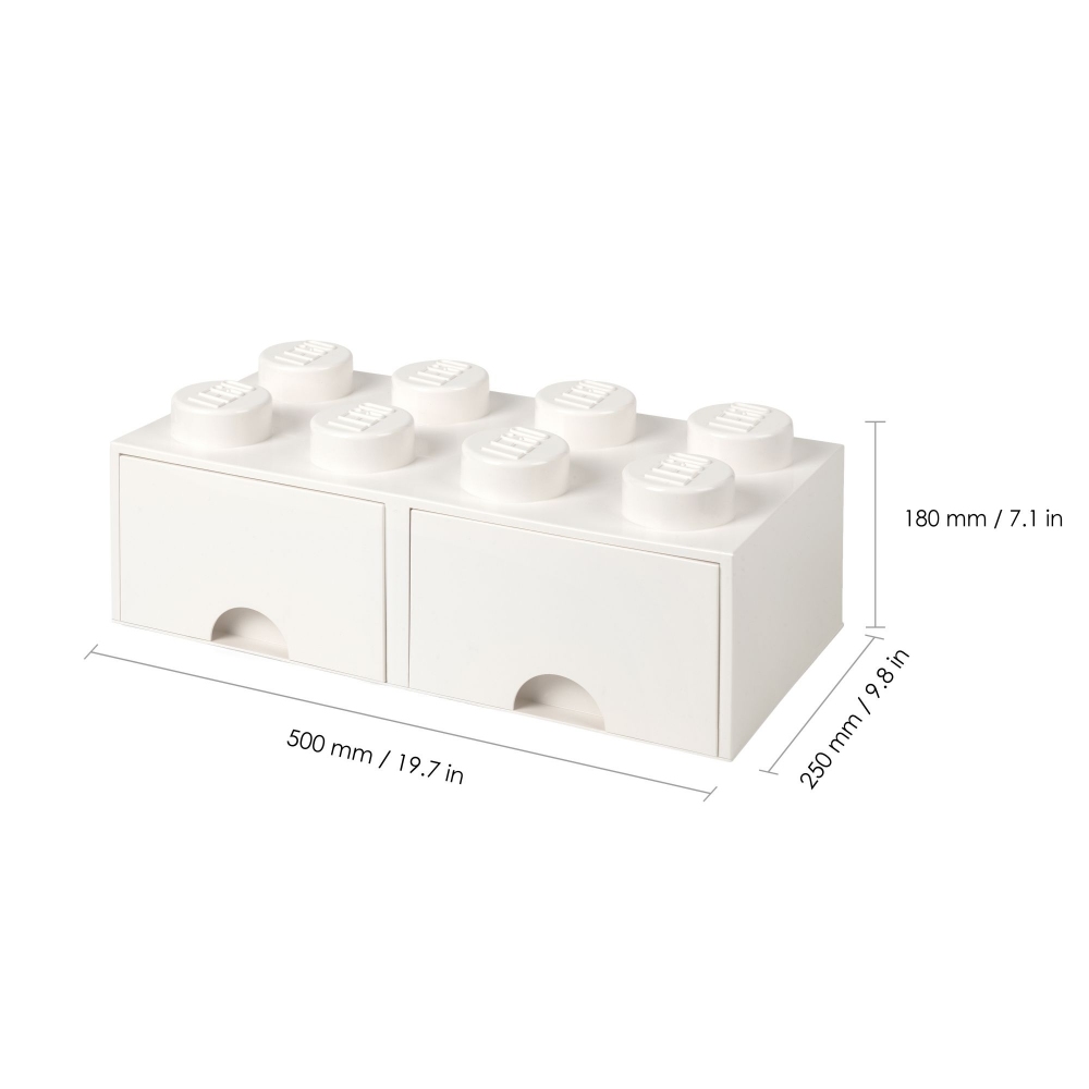 Lego® Brick Drawer 8 2-drawer container