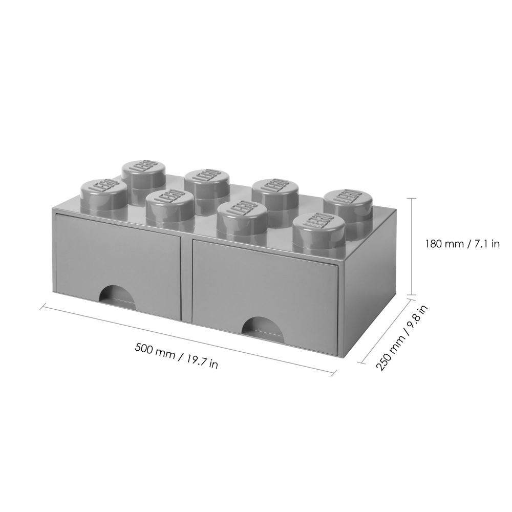 Lego® Brick Drawer 8 2-drawer container