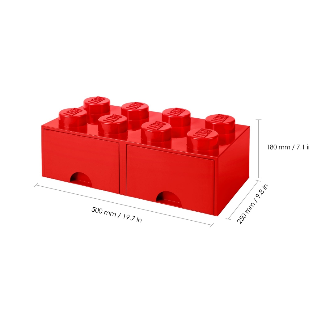 Lego® Brick Drawer 8 2-drawer container
