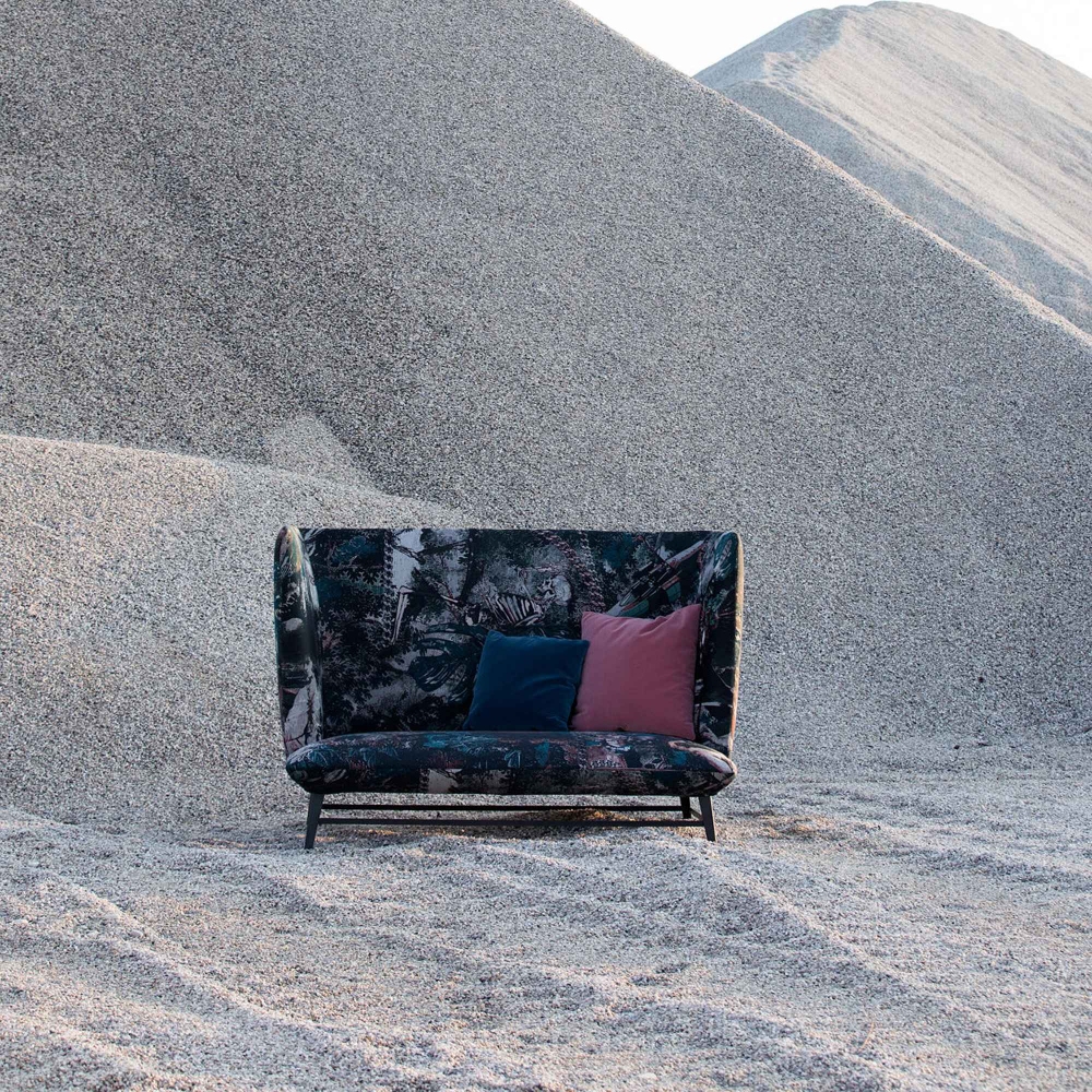 Diesel with Moroso Gimme Shelter sofa 160 cm
