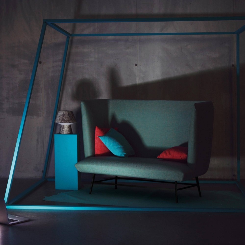 Diesel with Moroso Gimme Shelter sofa 160 cm