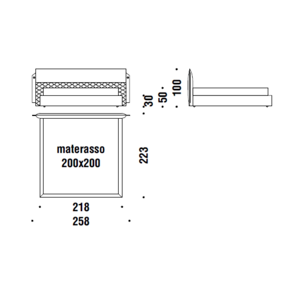 Diesel with Moroso Letto Bed Camp 200x200 cm