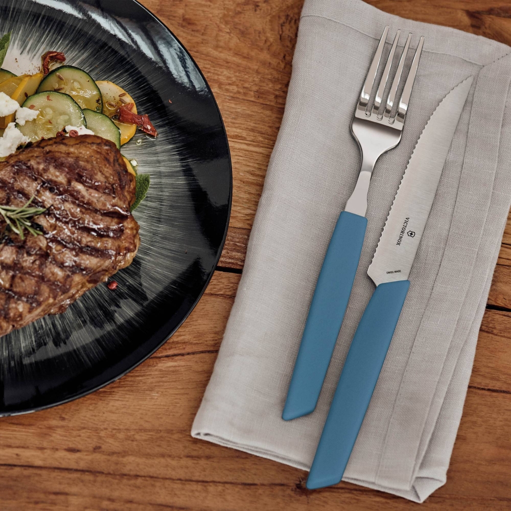 Victorinox Swiss Modern Colour cutlery set of 24