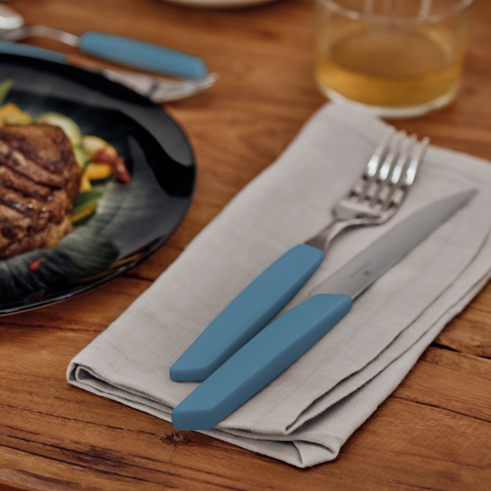 Victorinox Swiss Modern Colour cutlery set of 24