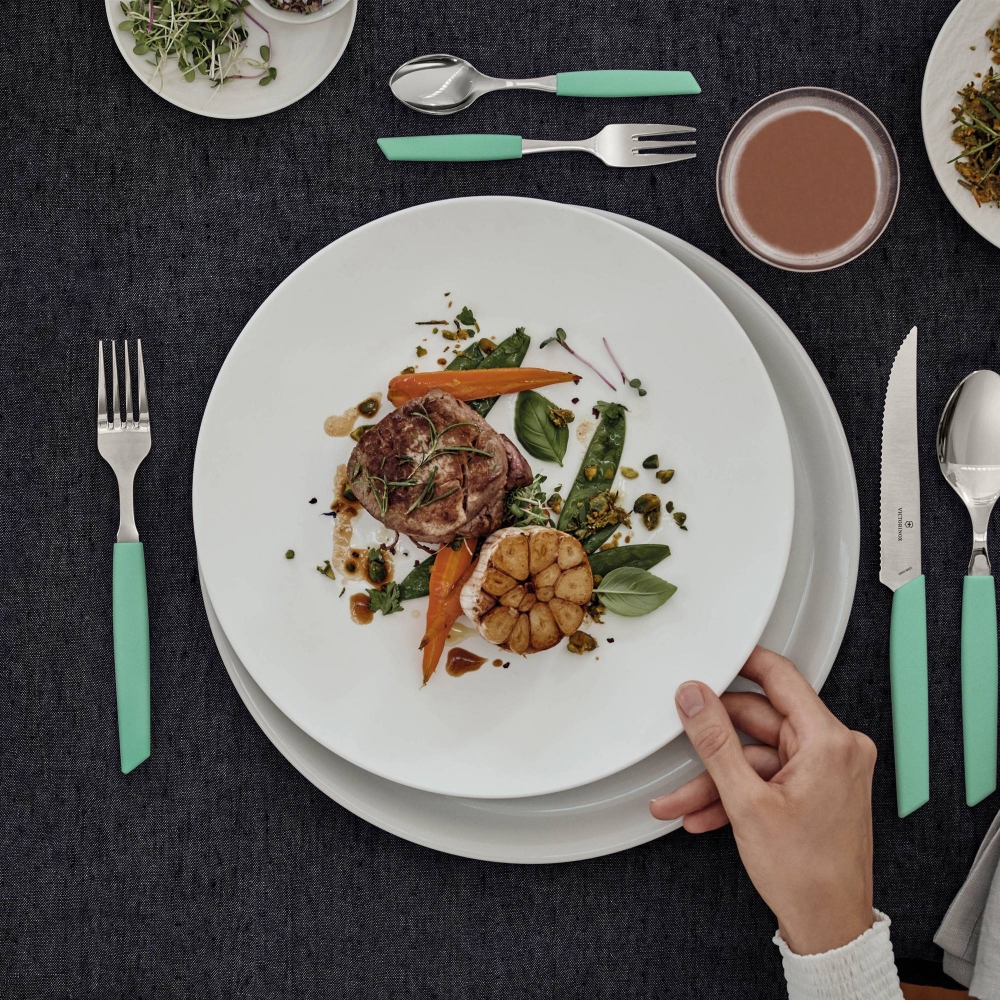 Victorinox Swiss Modern Colour cutlery set of 24