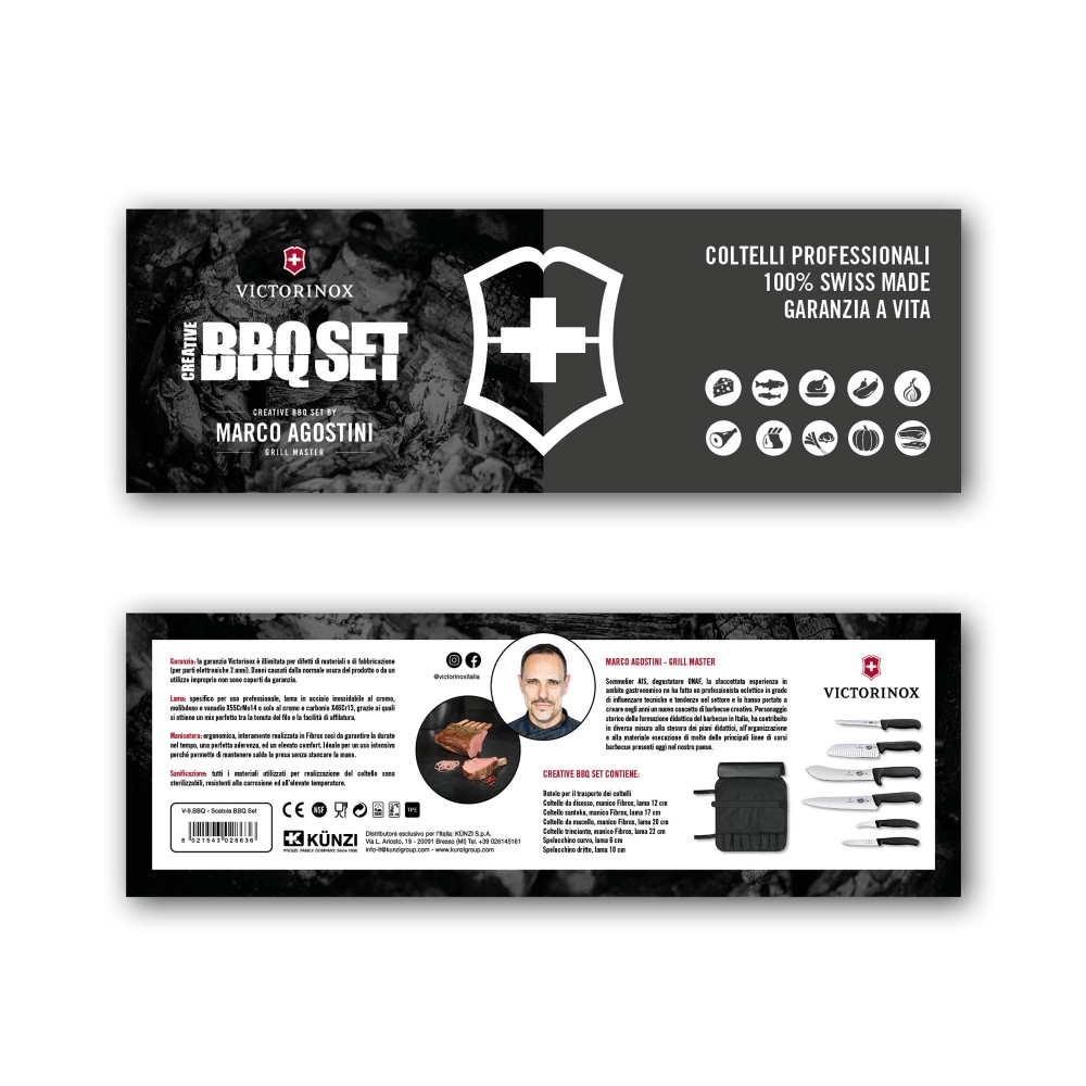 Victorinox Set coltelli BBQ Creativo 7 pz by Marco Agostini