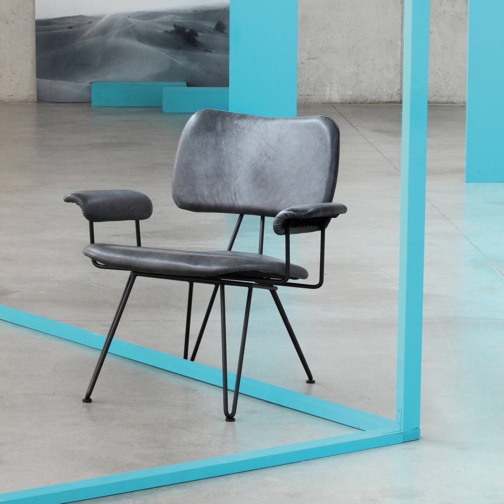 Diesel with Moroso Overdyed padded armchair