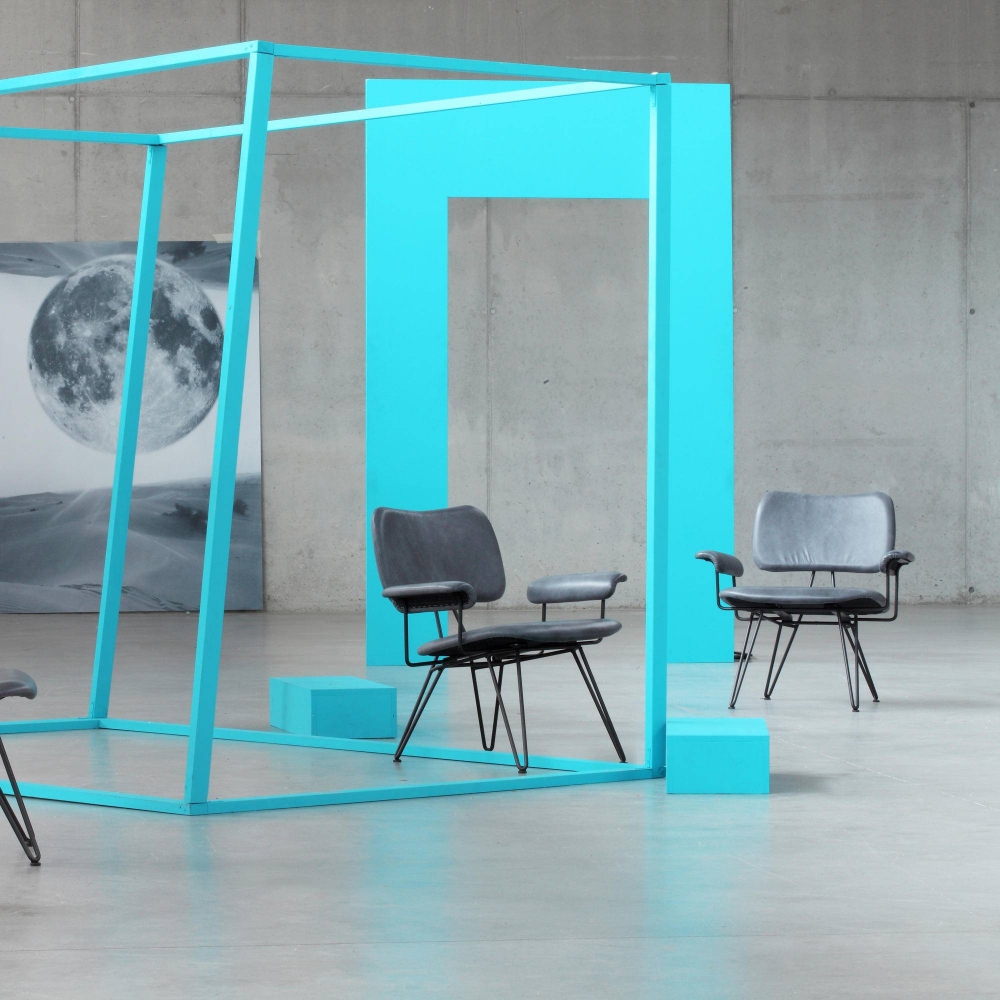 Diesel with Moroso Overdyed padded armchair