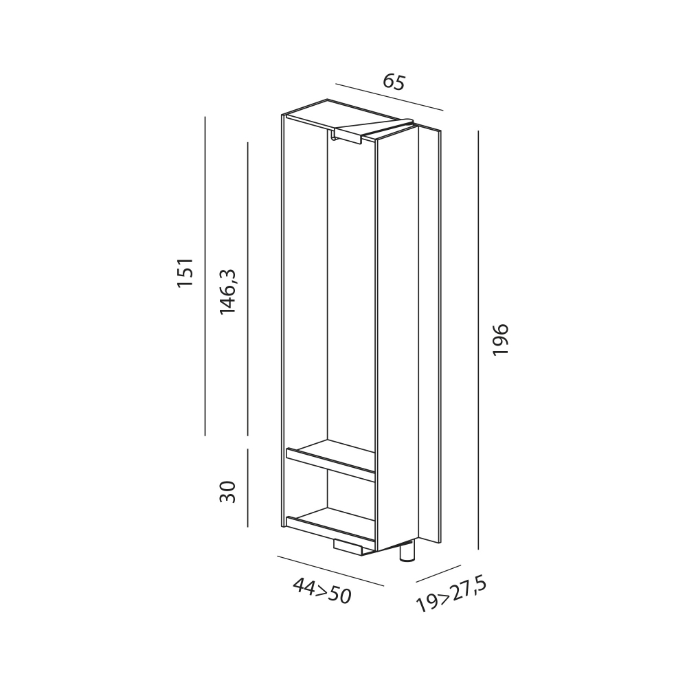 Sculptures Jeux Giralot wardrobe cabinet