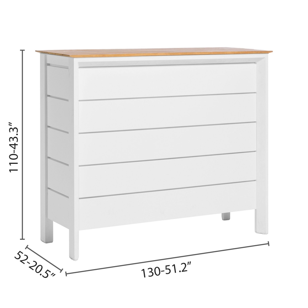 Diphano Metris bar cabinet - Teak top
