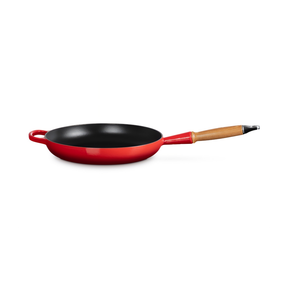 Le Creuset wooden-handle pan diam. 28 cm