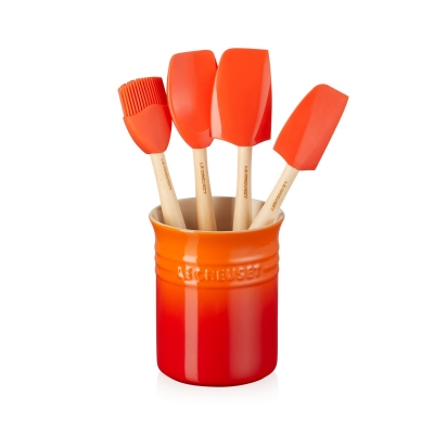 Le Creuset Craft set 5 pz. contenitore con 4 spatole in silicone