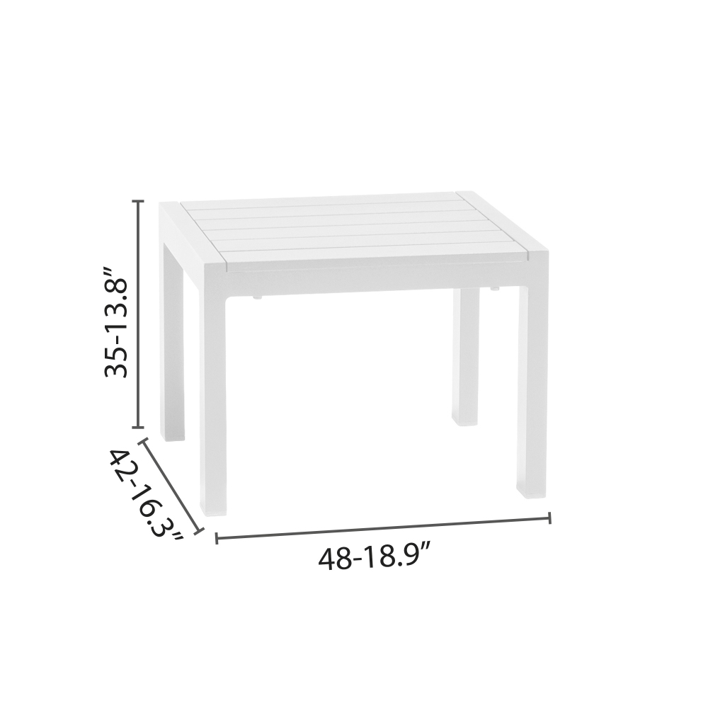 Diphano Tavolino 48x42 h 35 cm Metris