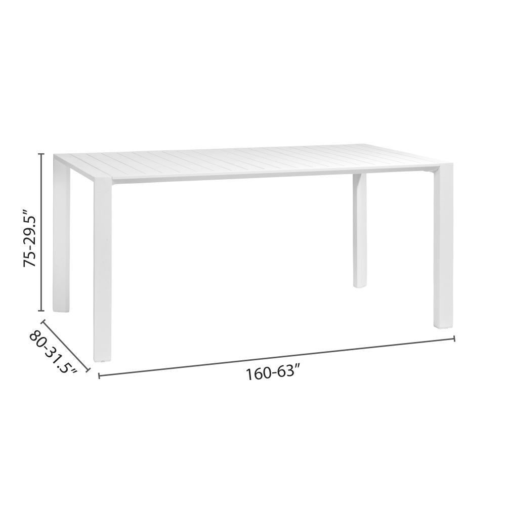 Diphano Metris dining table 160x80 cm