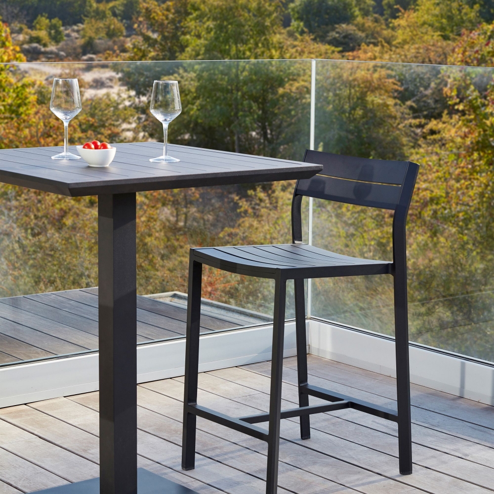 Diphano Metris high bistrot table 72x72 cm 108h cm