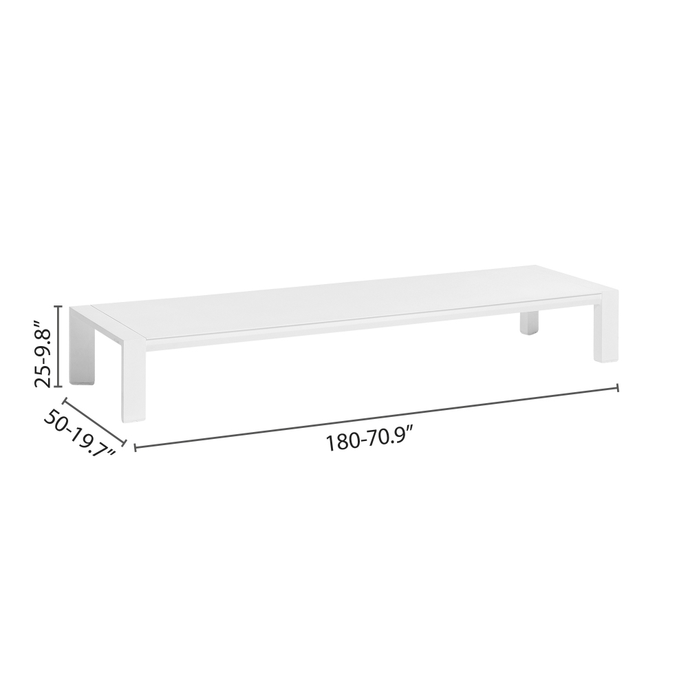 Diphano Tavolo basso 180x50 h 25 cm Metris