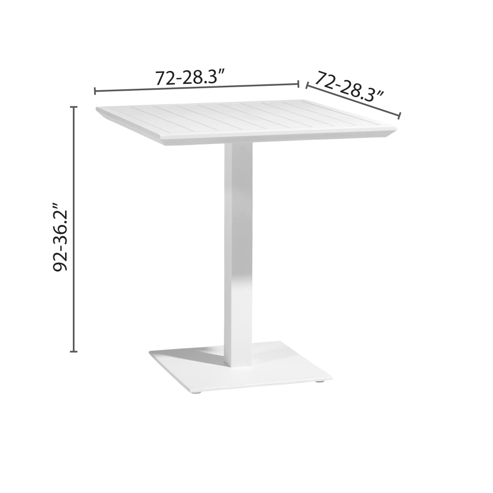 Diphano Tavolo counter Bistrot 72x72 h 92 cm Metris