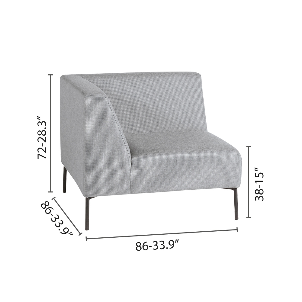 Diphano Coast corner armchair