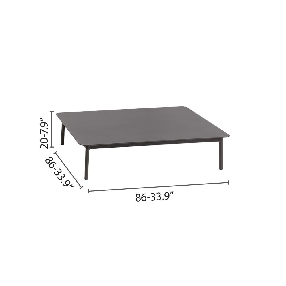 Diphano Coast coffee table 86x86 h20 cm