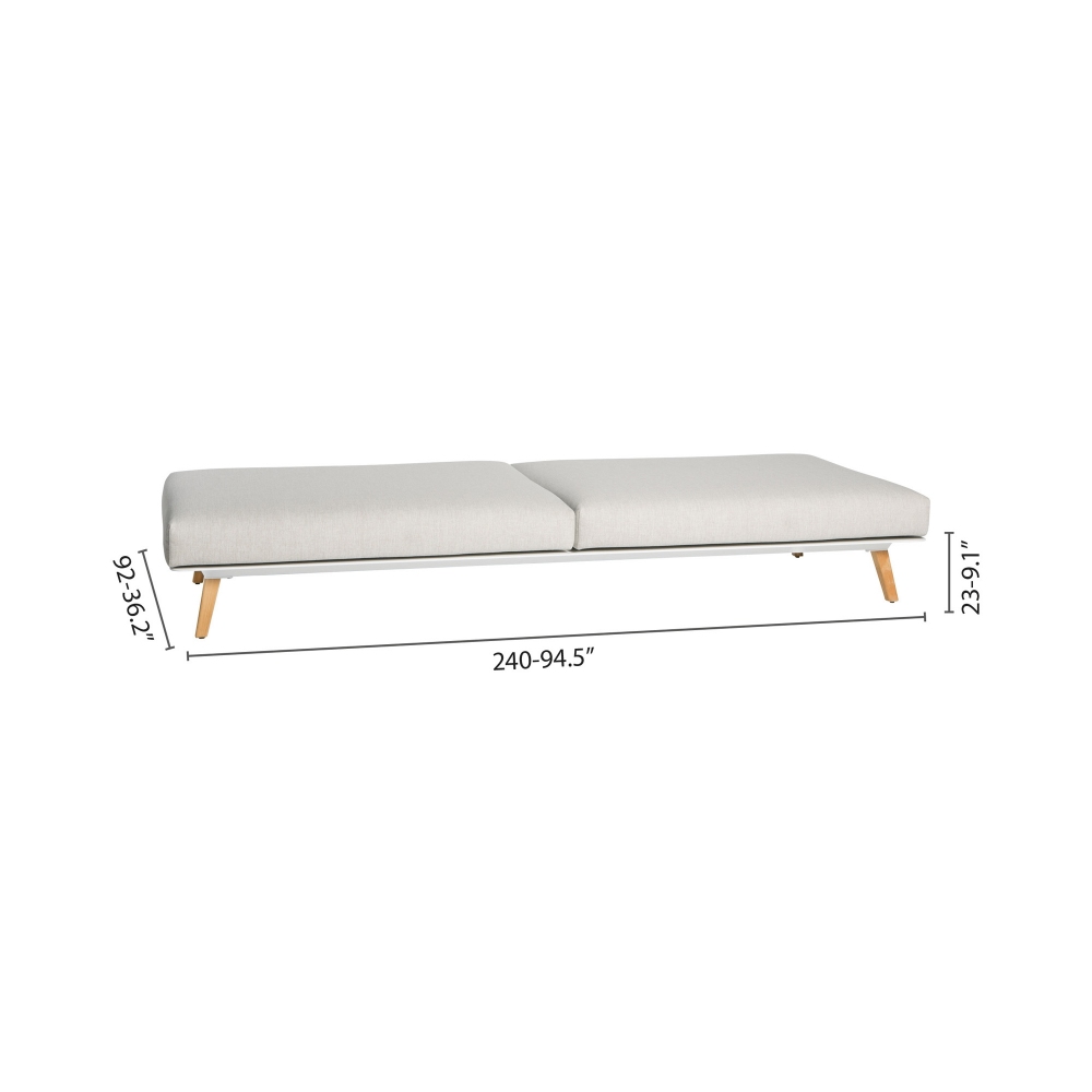 Diphano Link footstool with cushions included