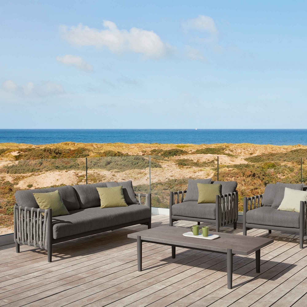 Diphano Switch Rope 2.5 seater sofa with cushions