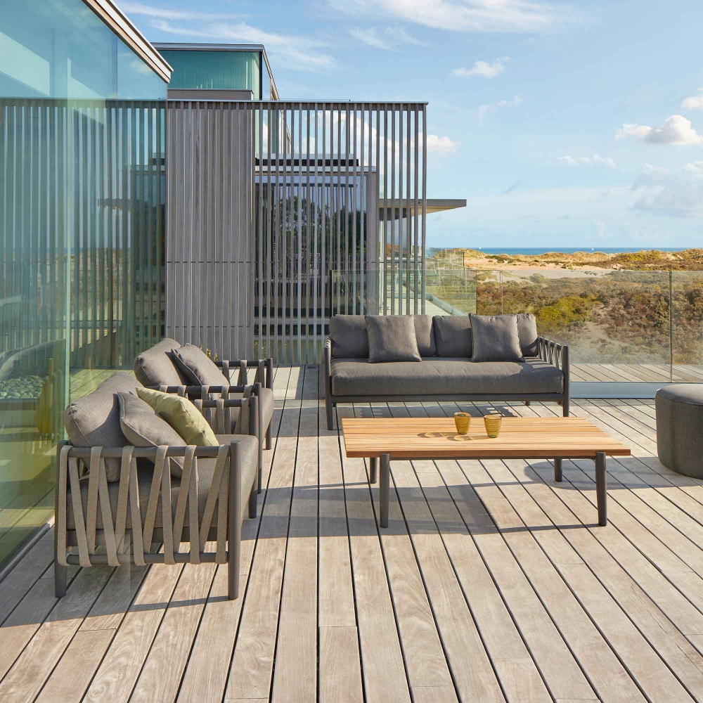 Diphano Switch Rope 2.5 seater sofa with cushions