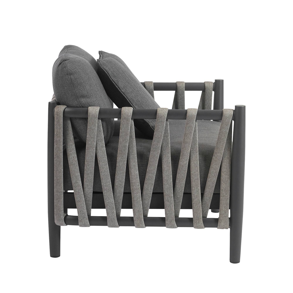 Diphano Switch Rope lounge chair with cushions