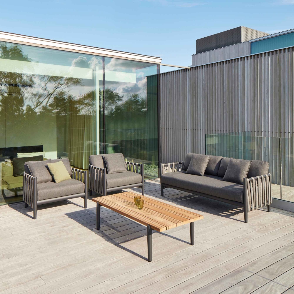 Diphano Switch Rope lounge chair with cushions