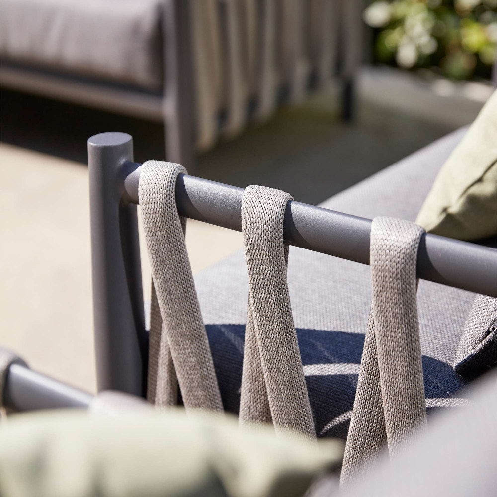 Diphano Switch Rope lounge chair with cushions