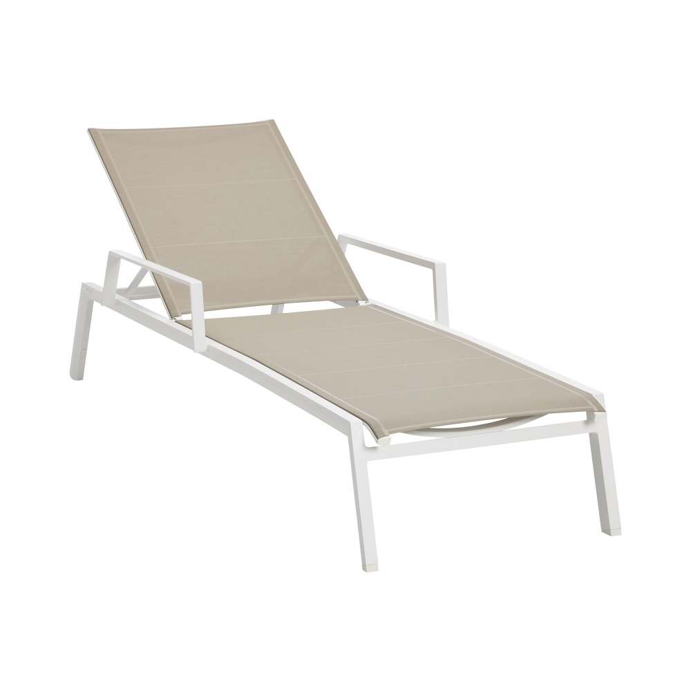 Diphano Selecta lounger with armrests