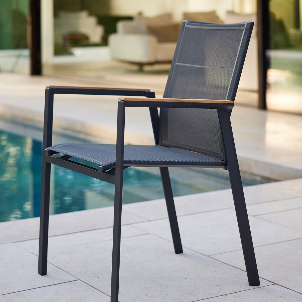 Diphano Selecta dining armchair Teak