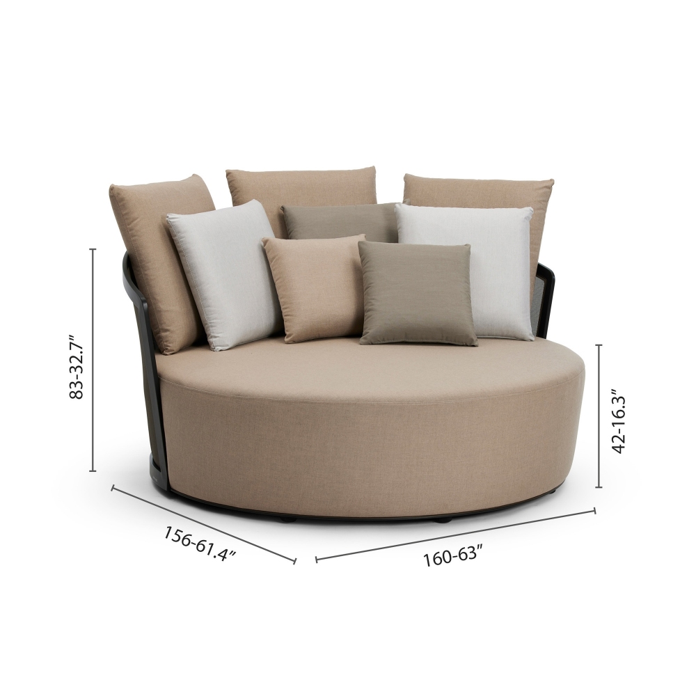 Diphano Daybed con cuscini Cielo