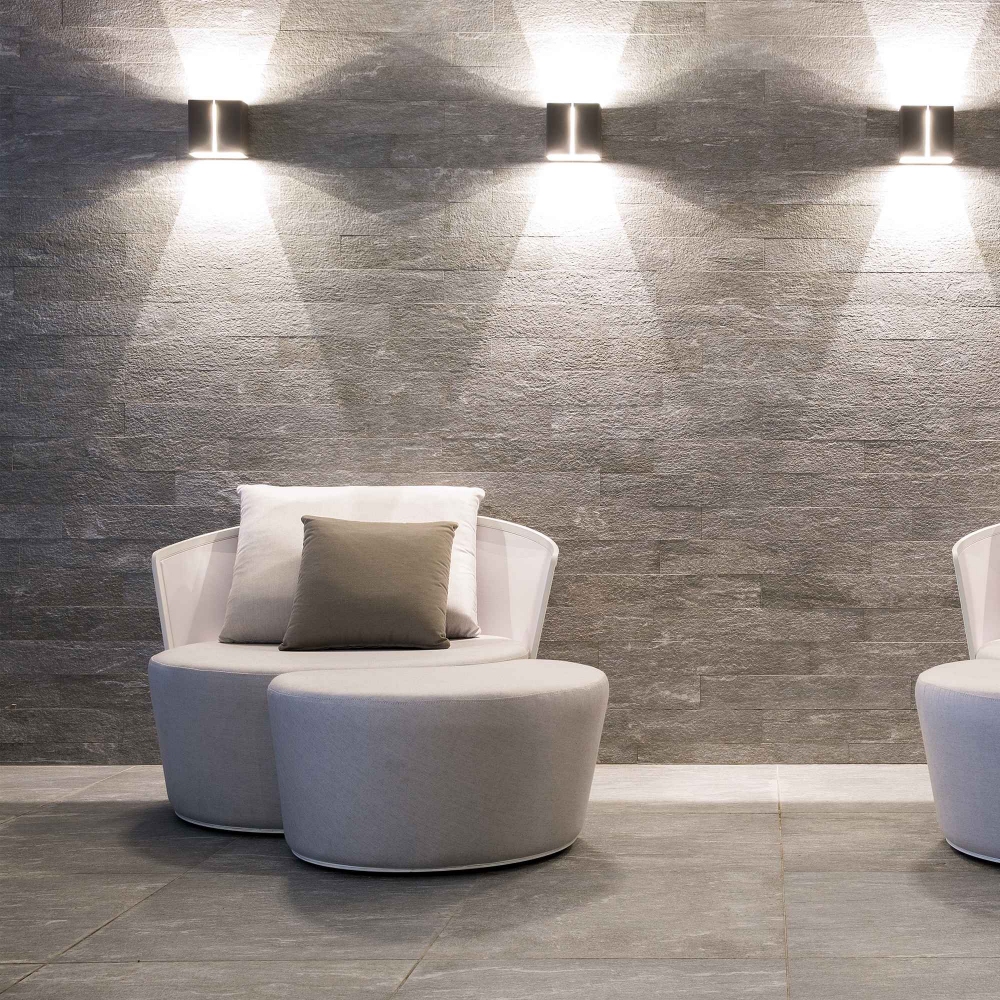 Diphano Cielo footstool with cushions