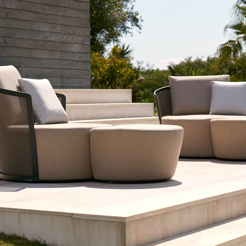 Diphano Cielo lounge chair with cushions