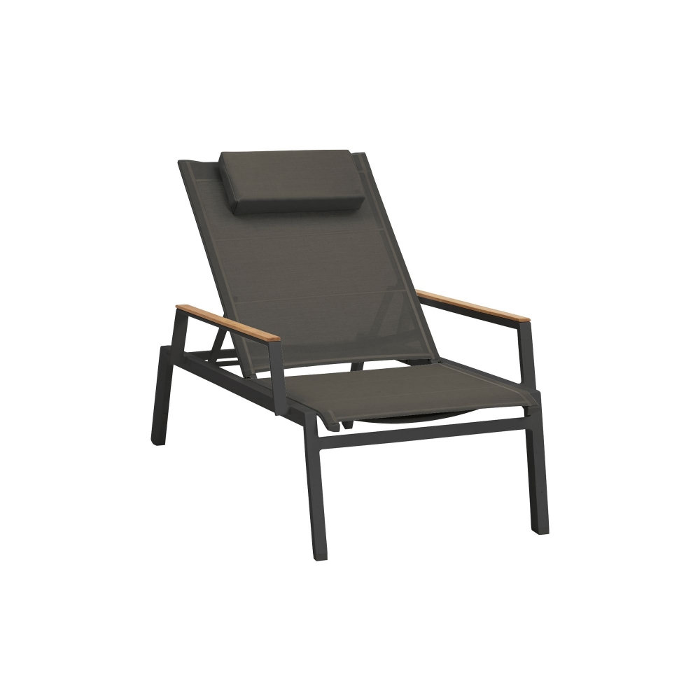 Diphano Selecta beach chair Teak...