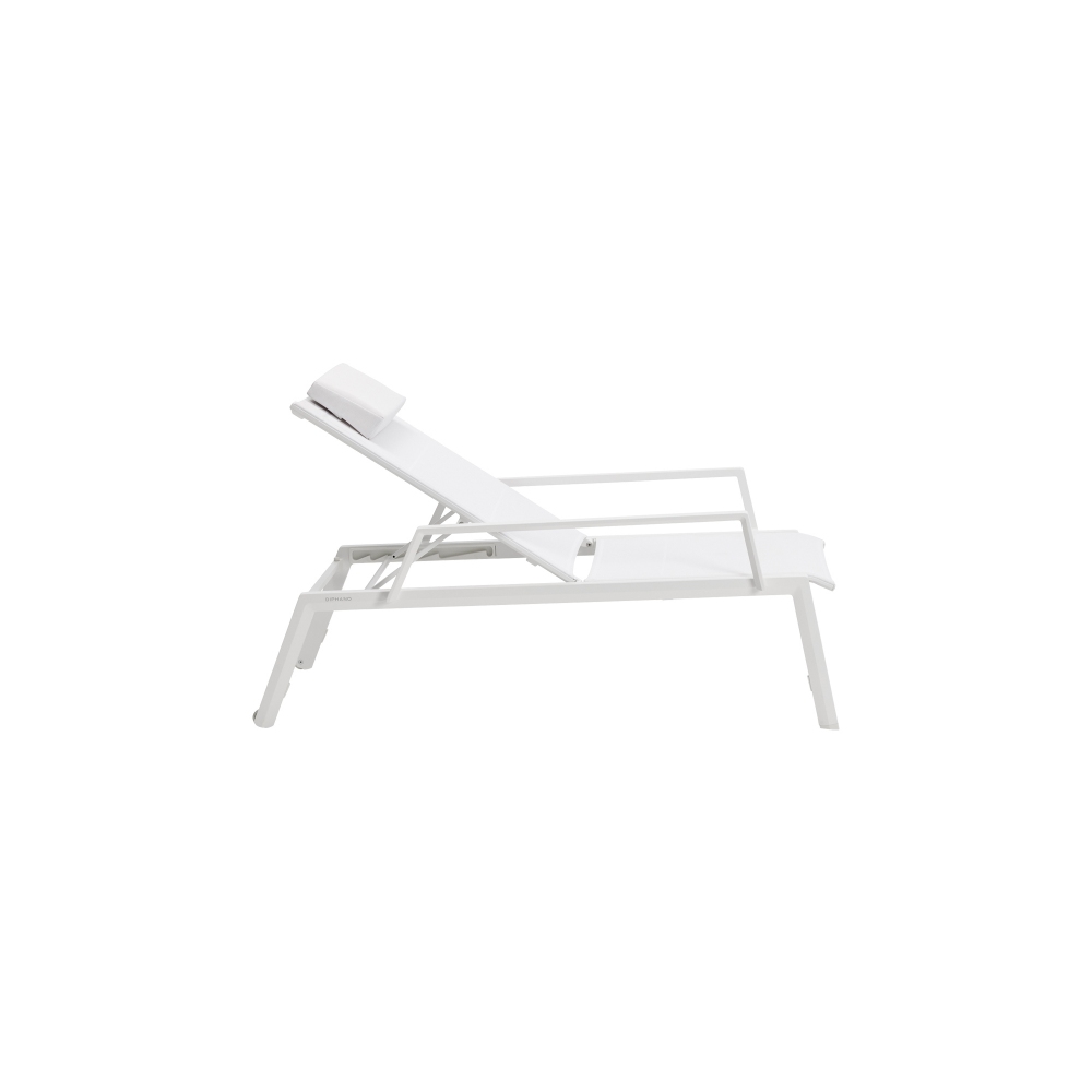 Diphano Selecta beach chair with armrests