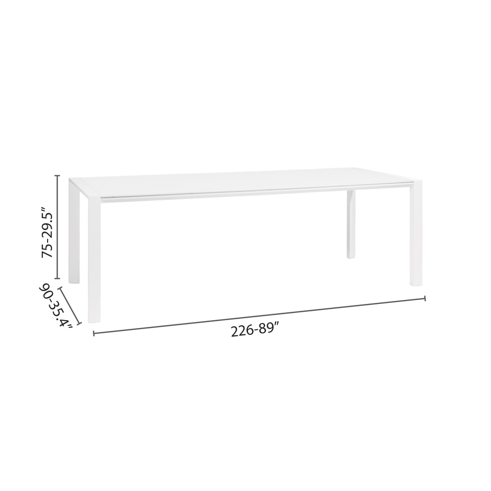 Diphano Tavolo 226x90 h 75 cm Selecta