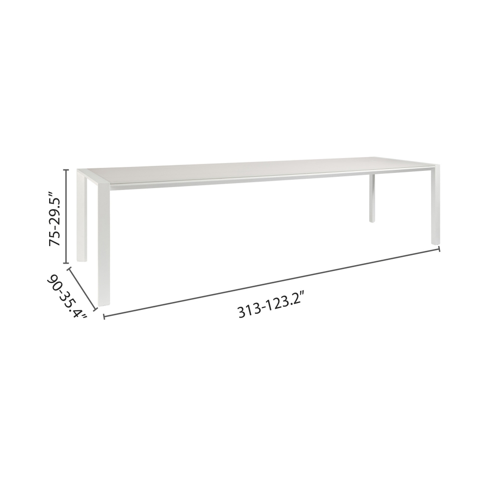 Diphano Selecta dining table 313x90 cm 75h cm