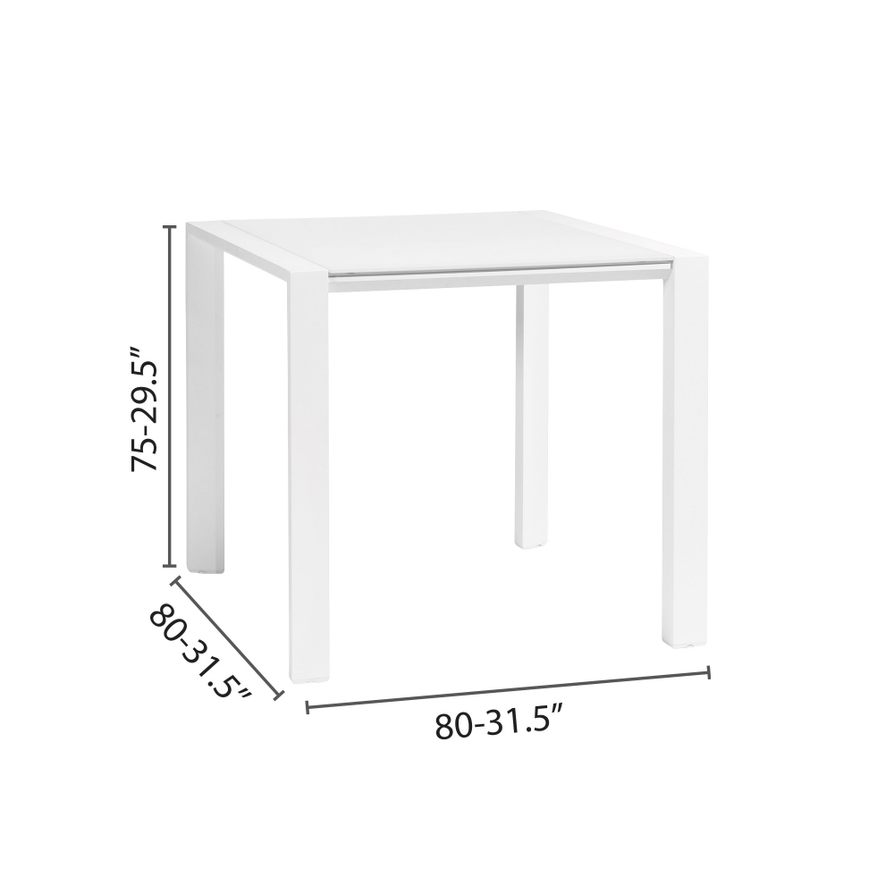 Diphano Selecta dining table 80x80 cm 75h cm