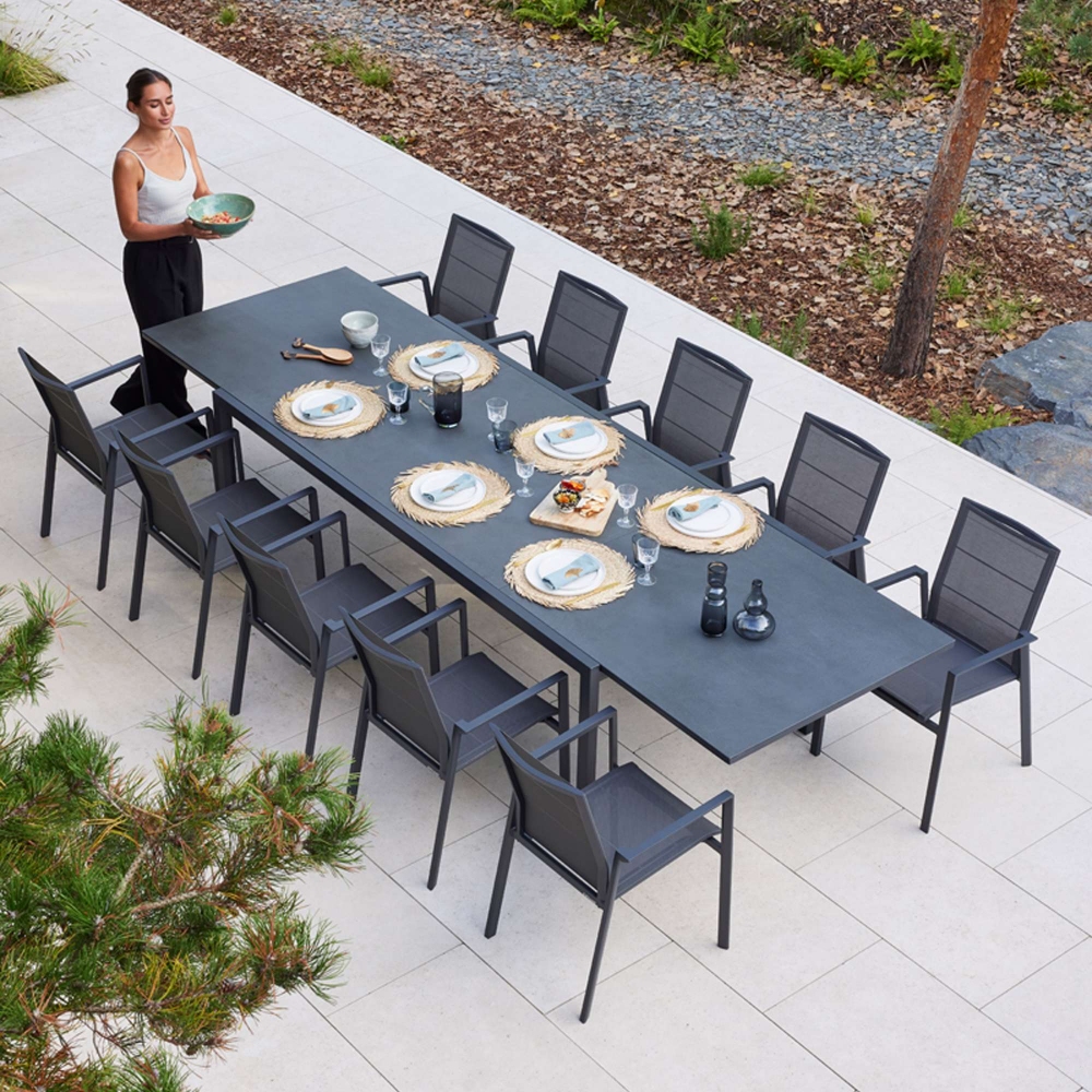 Diphano Selecta extendable table 225-345x108 cm 75h cm