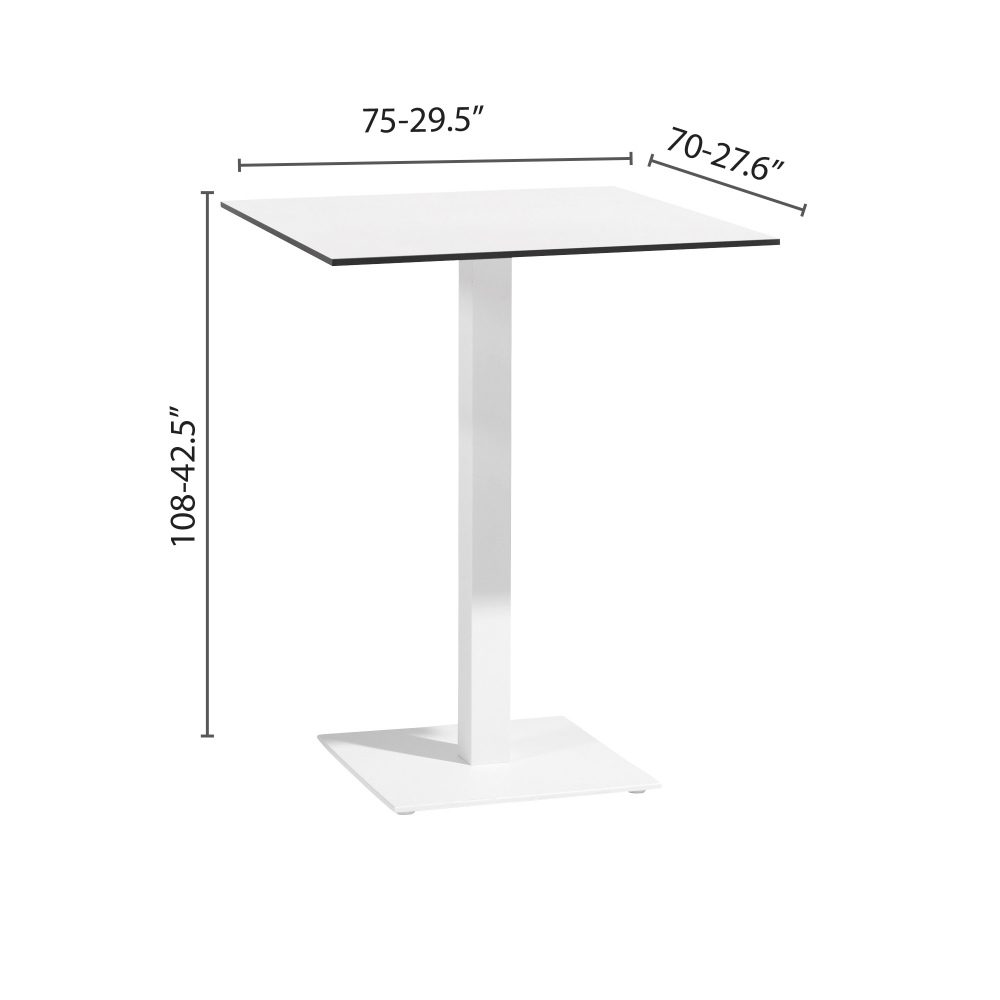 Diphano Alexa hig bistro table 75x70 h108